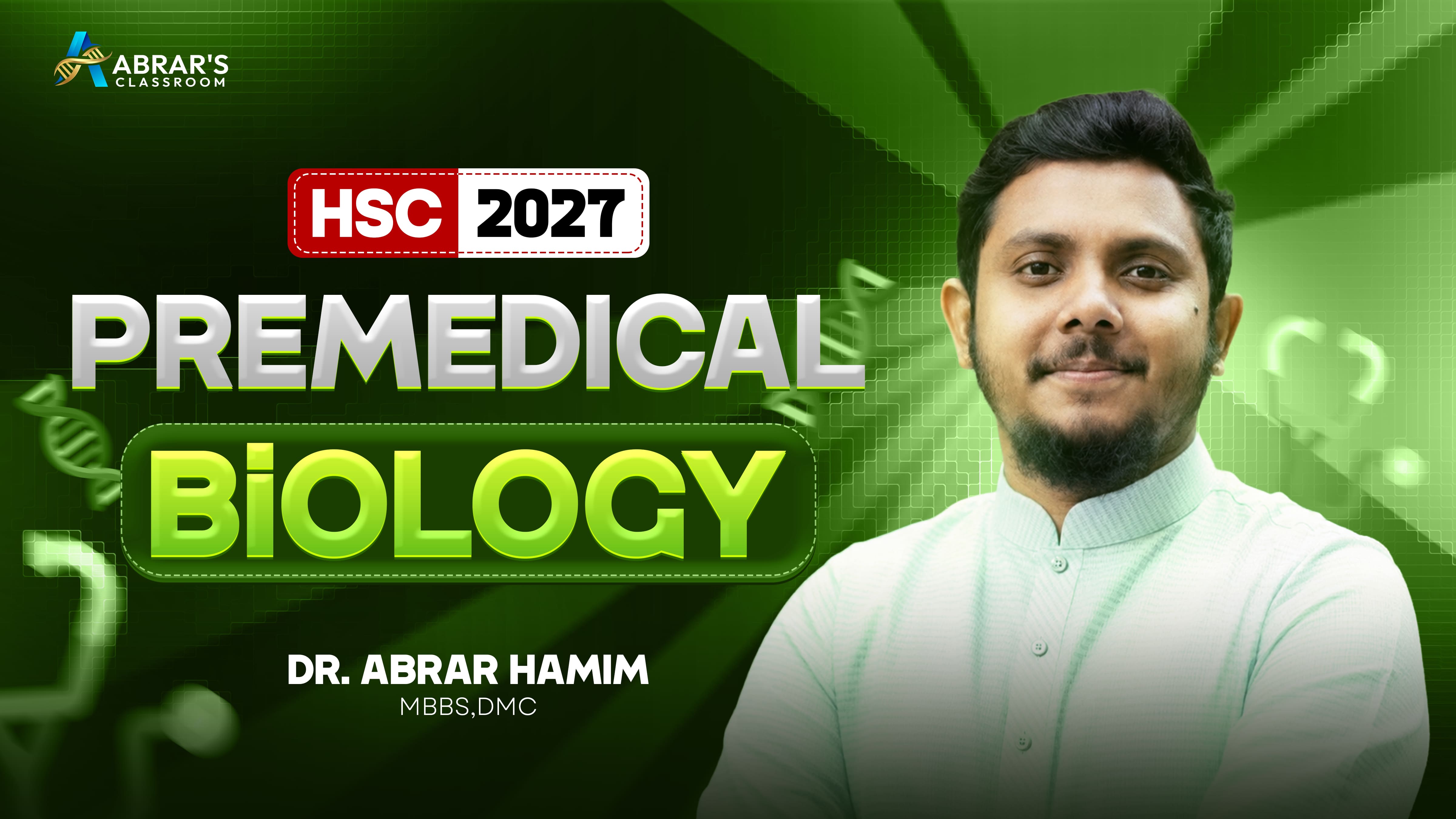 Pre medical Biology HSC 27 